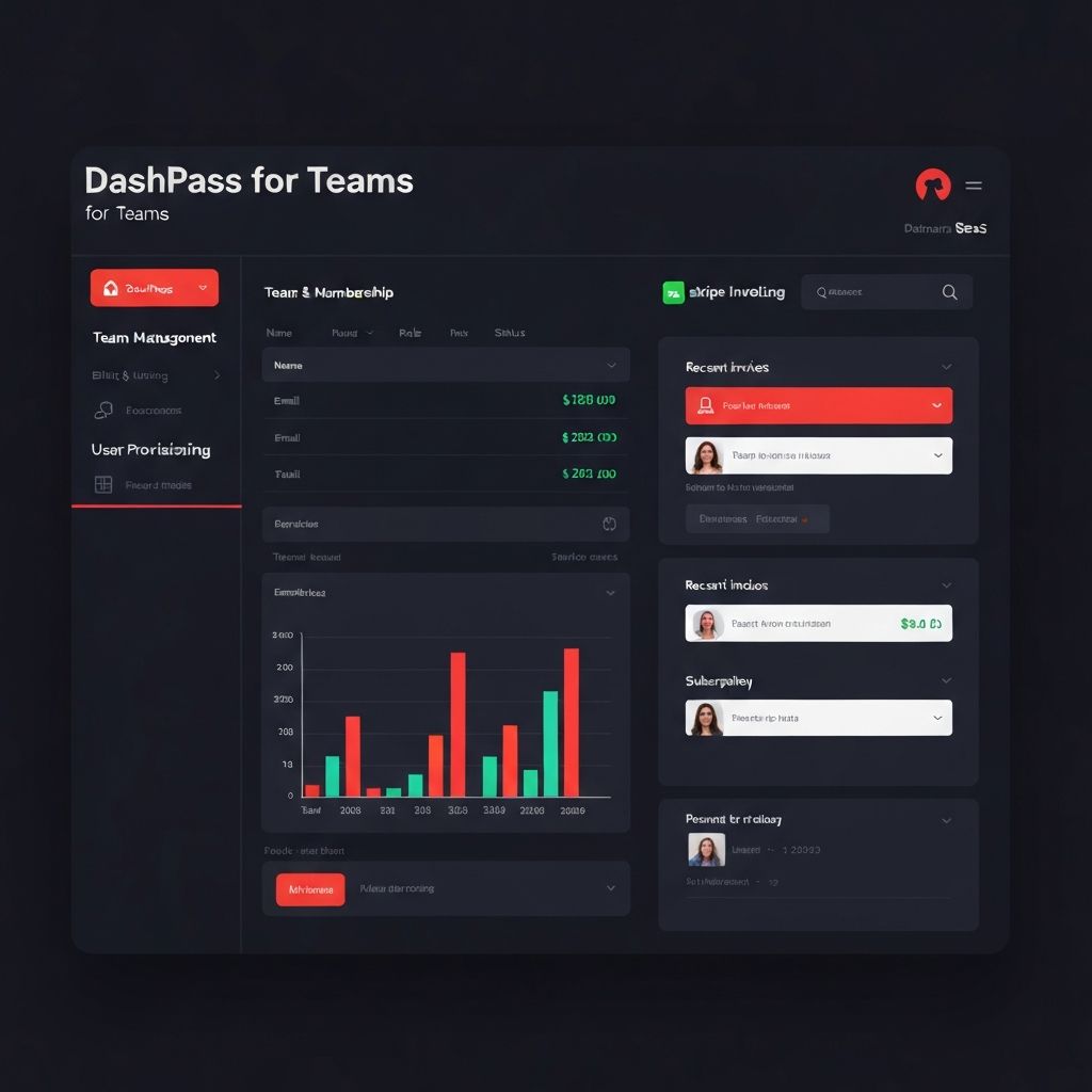 DashPass for Teams Portal mockup